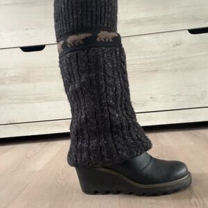 Sorel Black Leather Boots